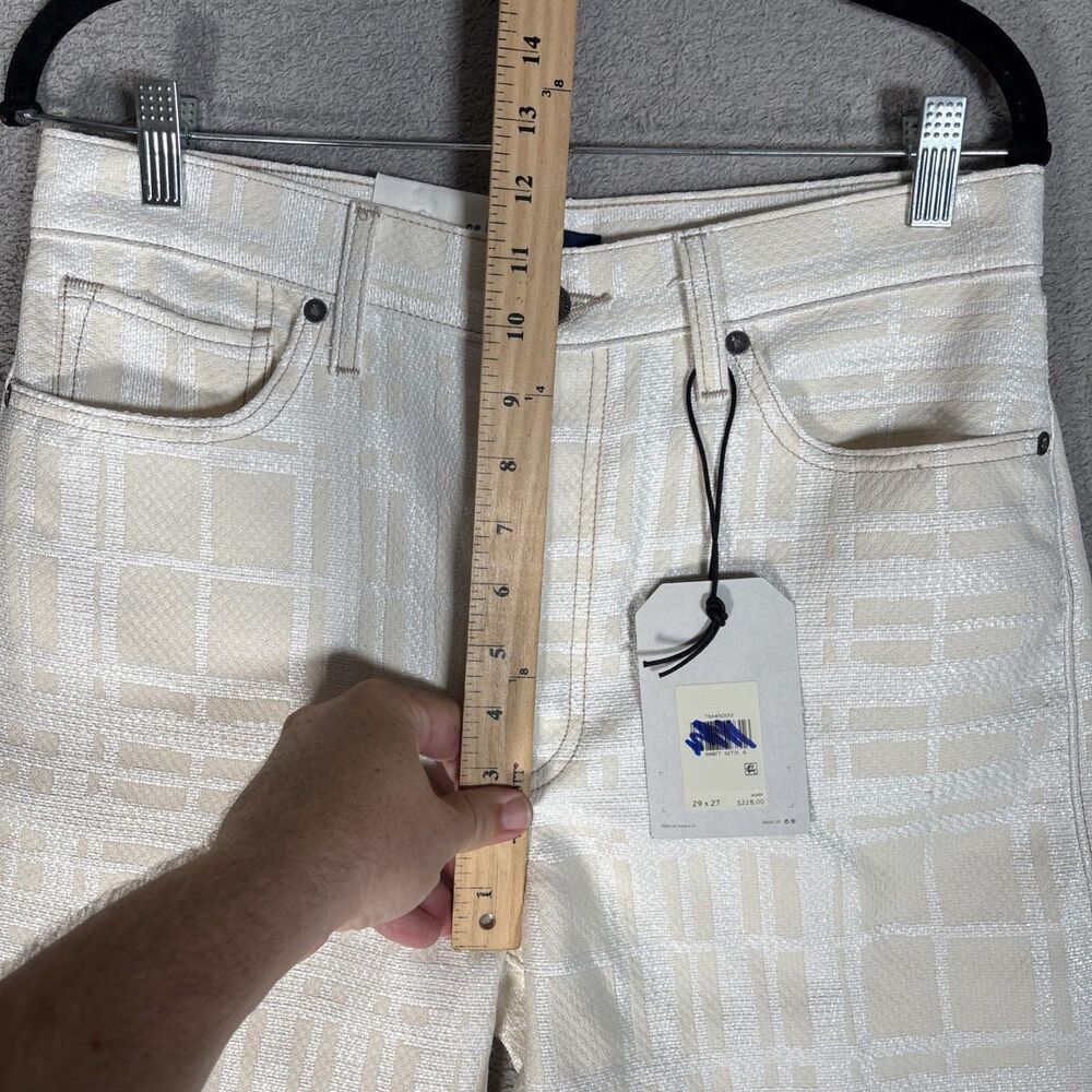 NWT Levi’s Made & Crafted Jeans Women’s Size 29x27 The Column Taper Summer Plaid - Picture 5 of 16